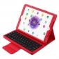 Detachable Wireless Bluetooth Keyboard PU Leather Case For 9.7-inch iPad Pro - Red