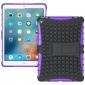 Heavy Duty Dual Layer Hybrid ShockProof Case Cover with Kickstand For iPad Pro 9.7inch - Purple