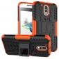 Shockproof Hybrid Dual Layer Protective Case Kickstand Cover for Motorola MOTO G4 Plus - Orange