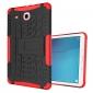 Shockproof Armor Heavy Duty Hybrid Kickstand Cover Case For Samsung Galaxy Tab E 9.6inch T560 - Red