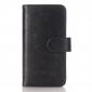 Luxury Crazy Horse Pattern Card Slot Wallet Leather Case for iPhone SE 2020 / 7 4.7 inch - Black