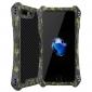 R-JUST Metal Gorilla Glass Shockproof Case Carbon Fiber Cover for iPhone 7 Plus - Camouflage