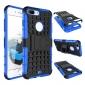 Shockproof Dual Layer Hybrid Armor Kickstand Protective Case for iPhone 7 Plus 5.5inch - Blue