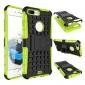 Shockproof Dual Layer Hybrid Armor Kickstand Protective Case for iPhone 7 Plus 5.5inch - Green