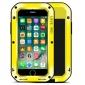 Shockproof / Dust Proof Gorilla Glass Aluminum Metal Case Cover for iPhone 7 Plus - Yellow