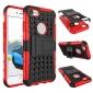 Tough Armor Shockproof Hybrid Dual Layer Kickstand Protective Case for iPhone SE 2020 / 7 4.7inch - Red