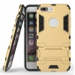 Tough Protective Kickstand Hybrid Armor Slim Skin Cover Case for iPhone 7 Plus 5.5inch - Gold