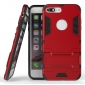 Tough Protective Kickstand Hybrid Armor Slim Skin Cover Case for iPhone 7 Plus 5.5inch - Red