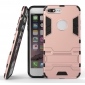 Tough Protective Kickstand Hybrid Armor Slim Skin Cover Case for iPhone 7 Plus 5.5inch - Rose gold