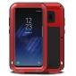 Metal Extreme Aluminum Heavy Duty Shockproof Water Resistant Dust/Dirt/Snow Proof Case for Samsung Galaxy S8 Plus - Red