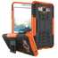 Hybrid TPU Hard Shockproof Cover Case Kickstand for Samsung Galaxy J2 Prime - Orange