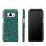 Luxury Genuine Leather Crocodile Grain Back Covers Cases For Samsung Galaxy S8+ Plus - Green