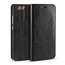 Crazy Horse Genuine Leather Flip Wallet Case for Huawei P10 Plus - Black