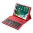 Removable Bluetooth Keyboard Leather Case for 10.5-inch iPad Pro - Red