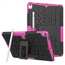 Rugged Armor TPU Hard Hybrid ShockProof Stand Case Cover For iPad Pro 10.5 inch - Hot pink