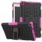 Rugged Armor Hybrid Kickstand Defender Protective Case for Amazon Kindle Fire HD 8 (2017) - Hot pink