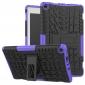 Rugged Armor Hybrid Kickstand Defender Protective Case for Amazon Kindle Fire HD 8 (2017) - Purple