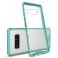 Crystal Clear Hard Back Hybrid TPU Bumper Protective Case For Samsung Galaxy Note 8 - Teal