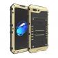 IP68 Waterproof Shockproof Aluminum Metal Case for iPhone 8 Plus 5.5inch - Gold