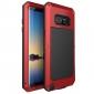 Aluminum Metal Shockproof Heavy Duty Cover Case for Samsung Galaxy Note 8 - Red