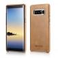 ICARER Genuine Real Leather Back Case Cover For Samsung Galaxy Note 8 - Khaki