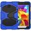 Hybrid Kickstand Shockproof Impact Resistant Rugged Armor Case For Samsung Galaxy Tab E 8.0 - Blue
