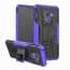 For Samsung Galaxy A8 2018 Case Rugged Armor Protective Cover with Kickstand - Purple