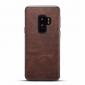 Luxury PU Leather Shockproof Slim Case Cover For Samsung Galaxy S9+ Plus - Coffee