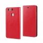 Crazy Horse Genuine Leather Case Flip Stand Card Slot for HUAWEI P9 Plus - Red