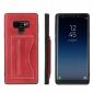 For Samsung Galaxy Note 9 Kickstand Card Pocket Leather Case Back Cover - Red