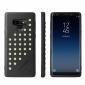 For Samsung Galaxy Note 9 Ultra-thin Star Soft TPU Leather Back Cover Case - Black