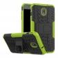 Rugged Armor Shockproof Protective Kickstand Phone Case For Samsung Galaxy J3 (2018) - Green