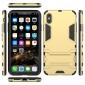 For iPhone XS Max XR XS Hybrid Heavy Armor Rugged Kickstand Hard Case Cover - Gold