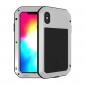 Waterproof Shockproof Metal Aluminum Gorilla Case for iPhone XS Max - Silver
