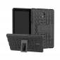 Dual Layer Protection Shockproof Cover Hybrid Rugged Case with Kickstand for Samsung Galaxy Tab A 10.5 [SM-T590/SM-T595] - Black