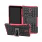 Dual Layer Protection Shockproof Cover Hybrid Rugged Case with Kickstand for Samsung Galaxy Tab A 10.5 [SM-T590/SM-T595] - Hot Pink