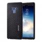 For Samsung Galaxy Note 9 Carbon Fiber Shockproof Metal Aluminum Case Back Cover - Black