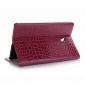 For Samsung Galaxy Tab A 10.5 T590/T595 2018 Crocodile Pattern Stand Leather Case - Rose