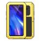 LOVE MEI Powerful Shockproof Aluminum Case For LG V40 ThinQ - Yellow