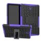 Rugged Shockproof Kickstand Cover Armor Back Case for Samsung Galaxy Tab S4 10.5 T830/T835 - Purple
