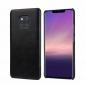 Matte Genuine Leather Back  Case Cover for Huawei Mate 20 Pro - Black