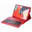 Detachable Wireless Bluetooth Keyboard Stand Leather Case For iPad pro 11-inch 2020- Red
