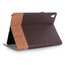 Cross Pattern Folio Wallet Leather Case for iPad pro 11-inch 2020- Coffee