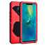 Shockproof Aluminum Metal Kickstand Case for Huawei Mate 20 Pro - Red