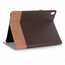 Cross Pattern Stand Smart Leather Case for iPad Pro 12.9" 2018  - Coffee