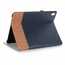 Cross Pattern Stand Smart Leather Case for iPad Pro 12.9" 2018  - Dark Blue