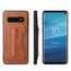 For Samsung Galaxy S10 Plus Leather Back Stand Case - Brown