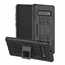 Shockproof Armor TPU Hard Stand Case For Samsung Galaxy S10 - Black