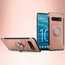 Ring Stand Car Magnetic Silicone Case Cover For Samsung Galaxy S10 - Rose Gold
