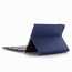 For iPad Mini 5 Ultra-thin Detachable Bluetooth Wireless Keyboard Stand Leather Case - Navy Blue